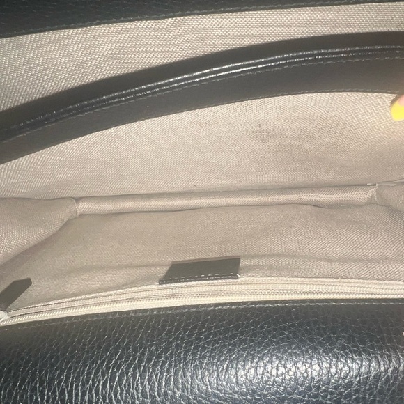 Gucci Black and Gold Crossbody Bag with Iconic GG Logo - Picture 8 of 15